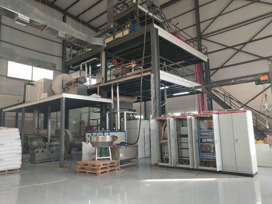 Cina AL-3200mm Tunggal S Non Woven Bags Manufaktur Mesin Umur Panjang Penggunaan Waktu pemasok
