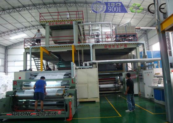 Cina Disesuaikan SXS PP Non Woven Spunbond Machine 10 ~ 450m / min pemasok