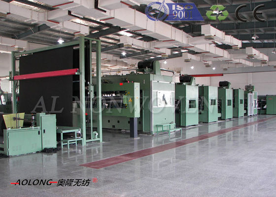 Cina High Output Spray Bonded Gumpalan Mesin Produksi Line Dengan Fine Opening Machine pemasok