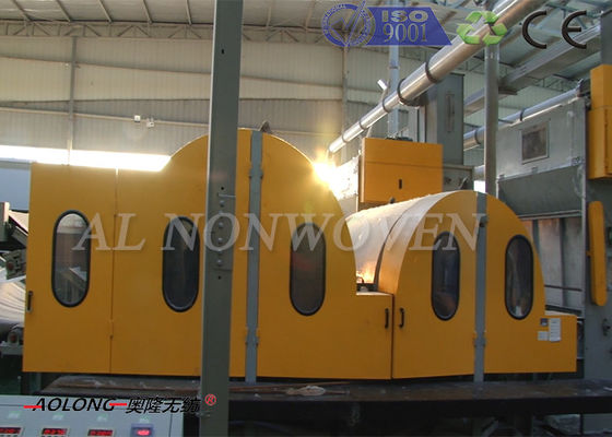 Cina Sintetis PU Kulit Substrat Carding Peralatan 2000mm 300kg / h pemasok