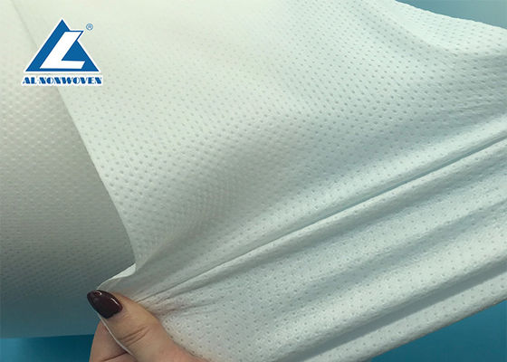 Cina GSM 100g Nonwoven Elastis Untuk Pembuatan Popok, Kain Medis Non Woven Dari Bahan Popok pemasok