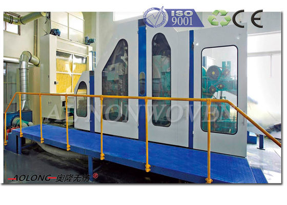 Cina High Speed ​​Pneumatic control Carding Machine 3200MM Untuk Spunlace pemasok