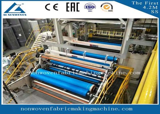 Durable Single S Non Woven Fabric Plant Untuk 1600mm Ukuran, Long Menggunakan Life pemasok